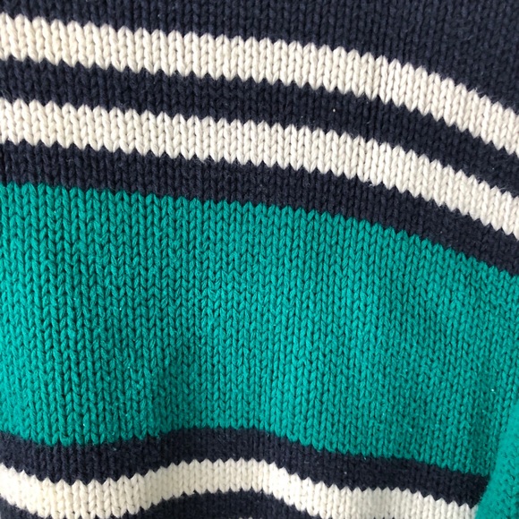 Eddie Bauer Classic Nautical style Sweater Lg - Picture 2 of 5